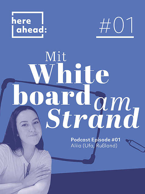 Here Ahead Plakat 01 Poster mit Porträt und Text aus der Podcastreihe „Wurzeln & Wege“ von HERE AHEAD