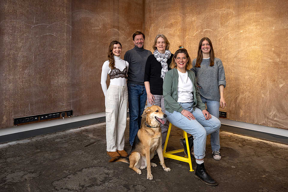 Teamfoto von den Mitgliedern der GfG, die das Filmfest Bremen betreut haben