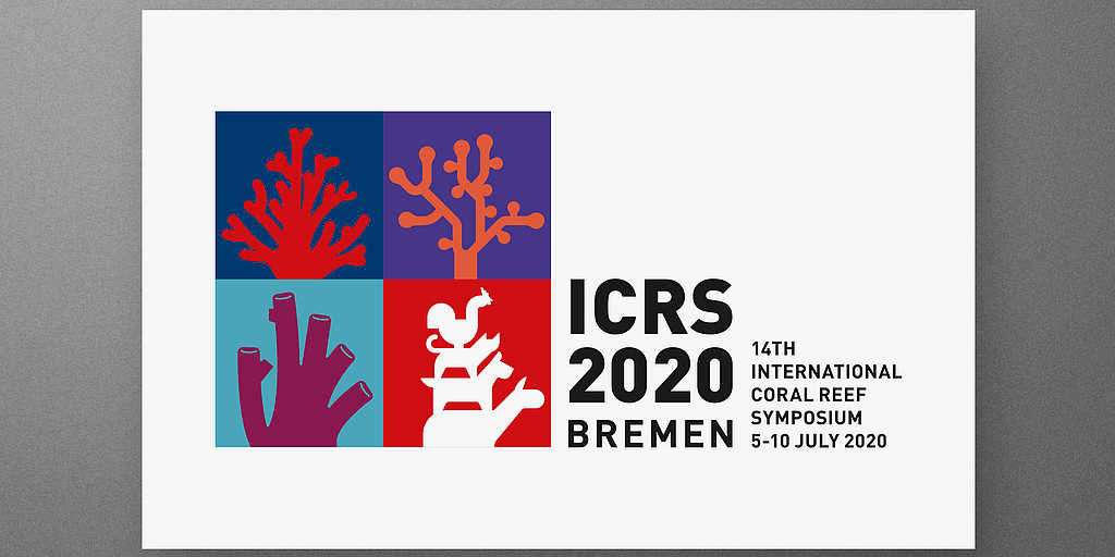 Logo Visitenkarte International Coral Reef Symposium 2020